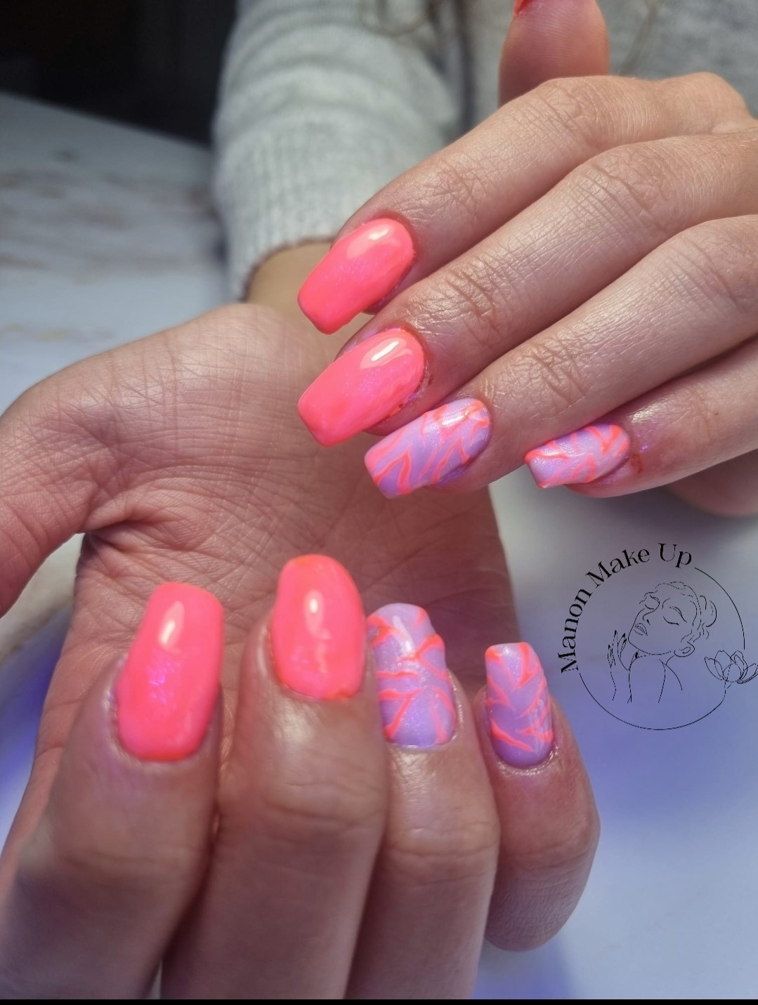 remplissage gel + nail art