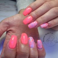 remplissage gel + nail art