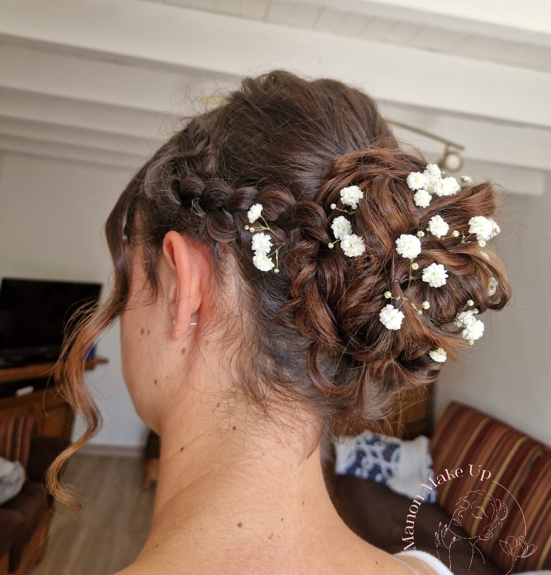 chignon mariée