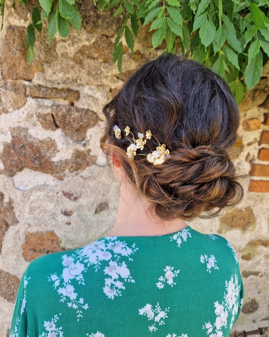 chignon mariée