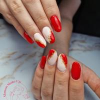 remplissage gel + nail art