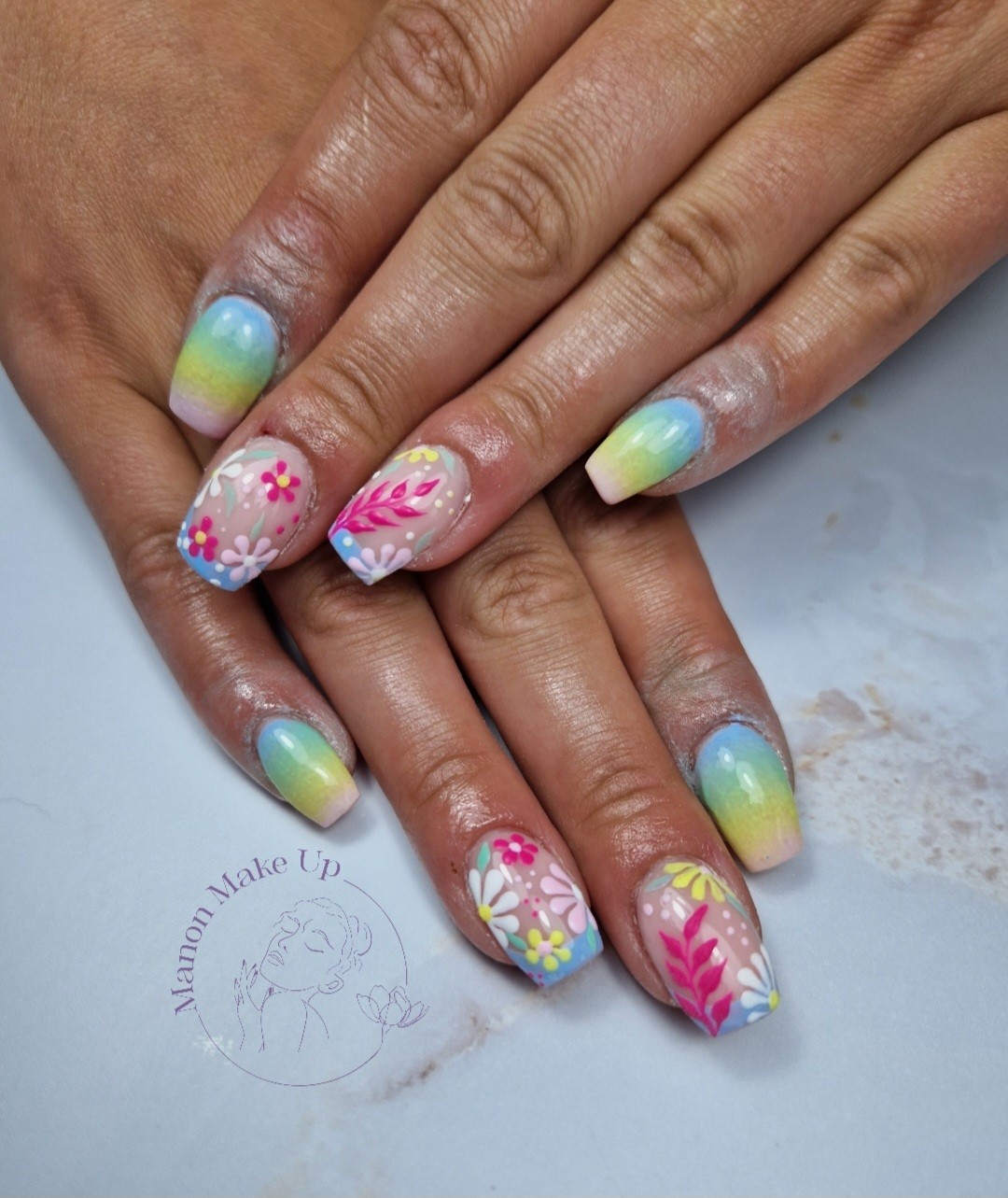 Remplissage gel + nail art