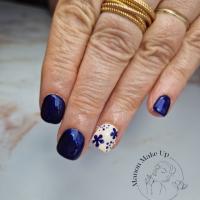 remplissage résine + nail art