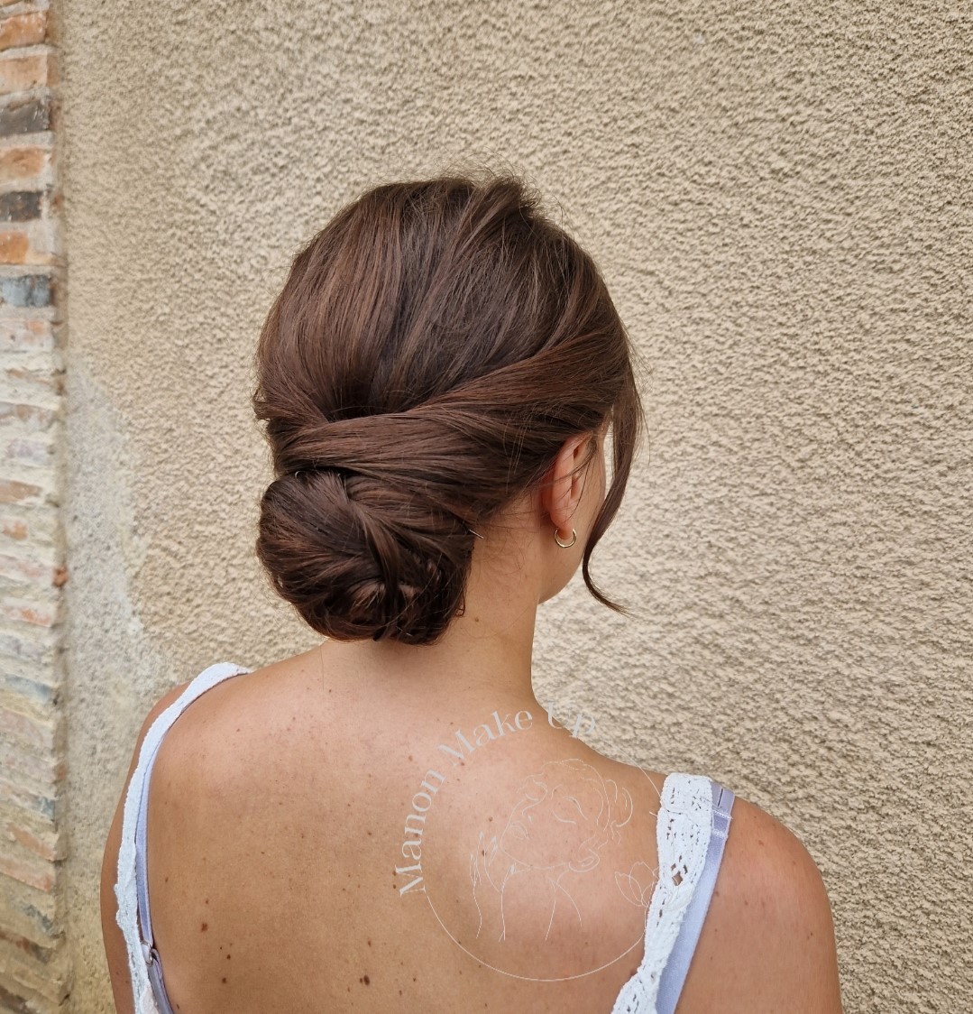 chignon mariée