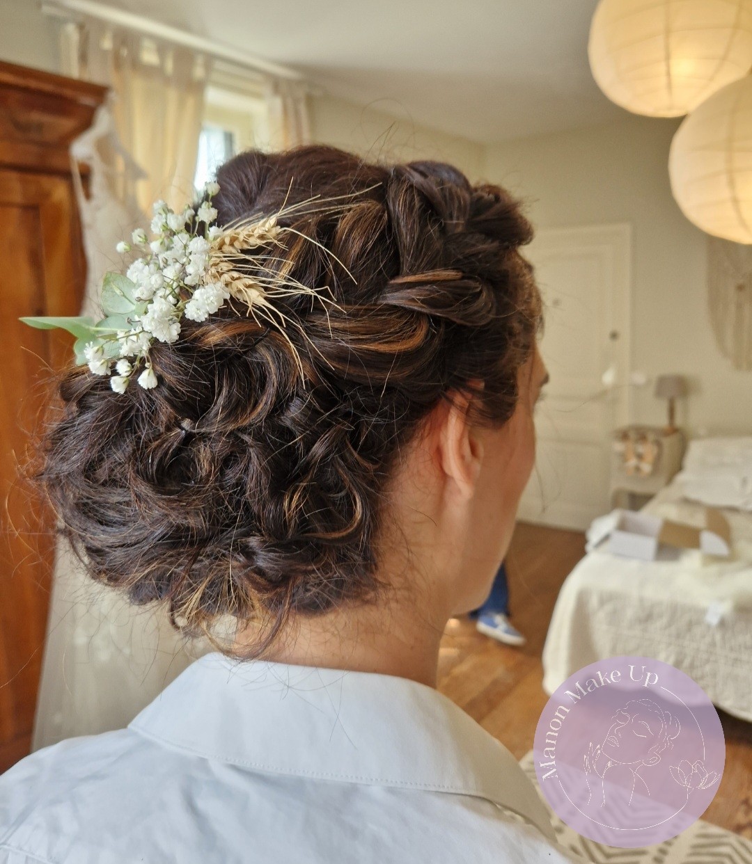 chignon mariée