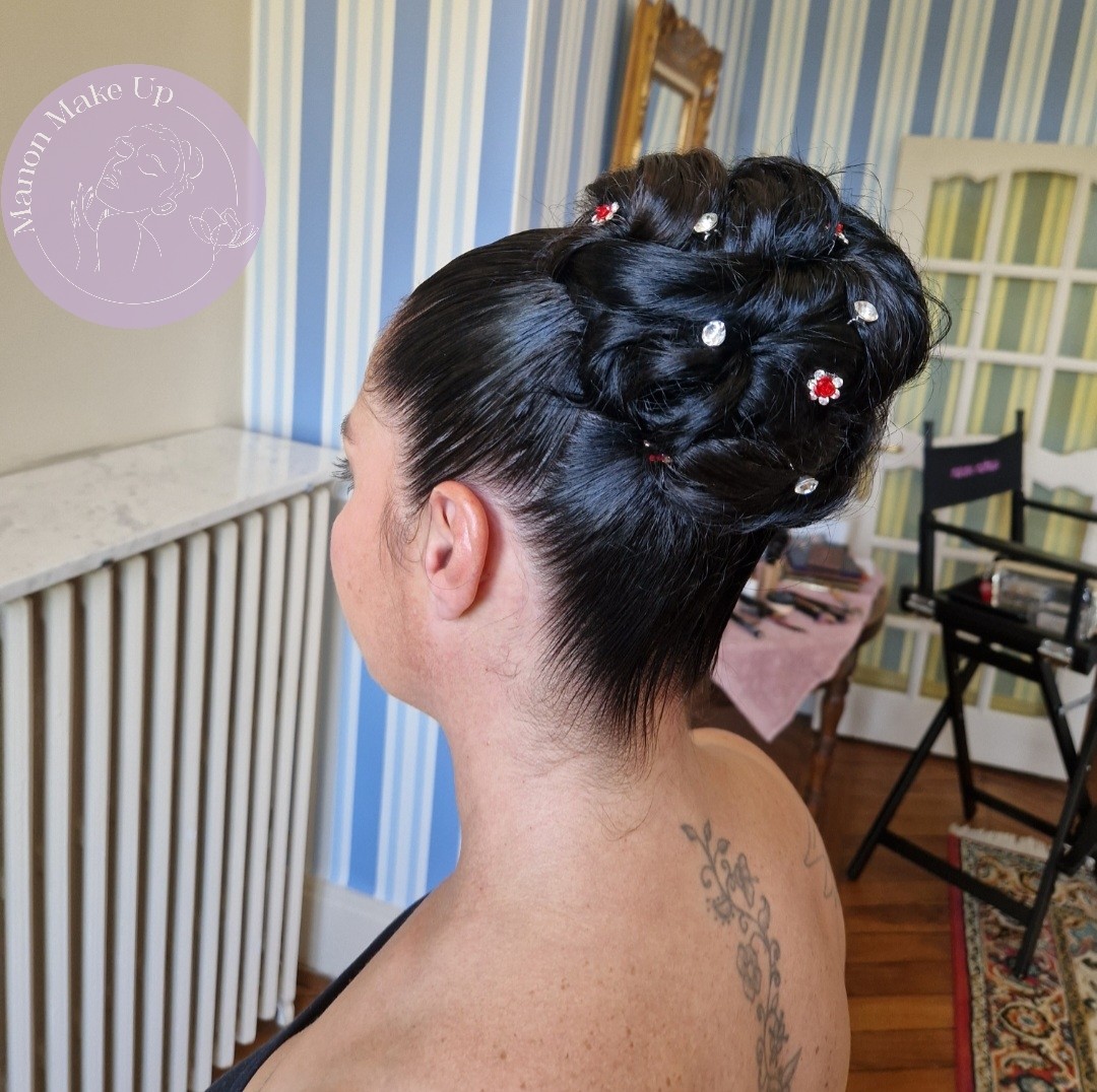 chignon mariée