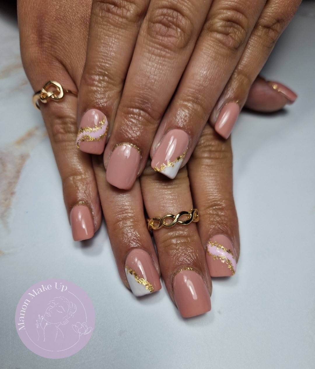 pose complète gel + nail art