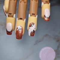 pose svp + nail art halloween