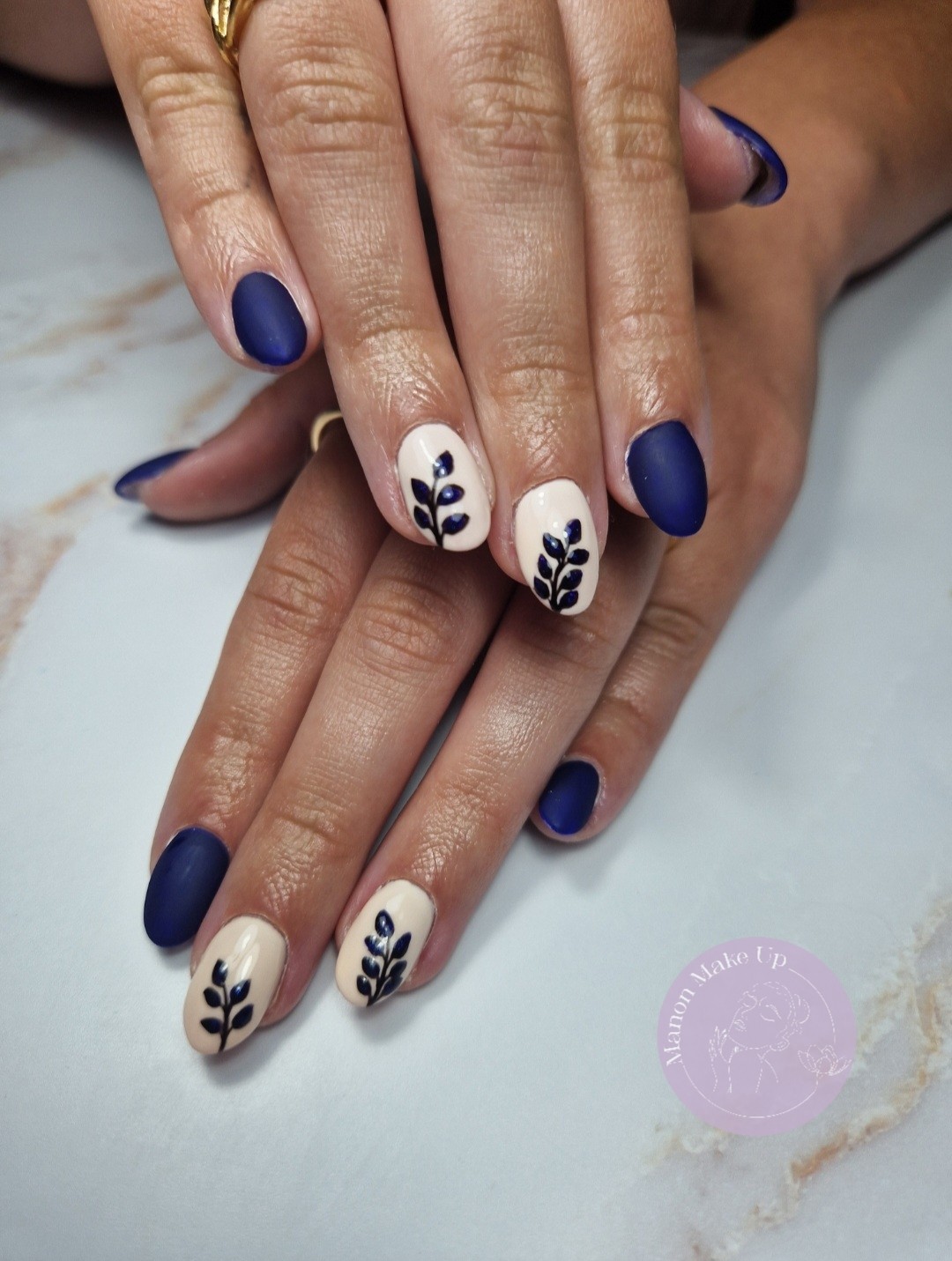 remplissage gel + nail art