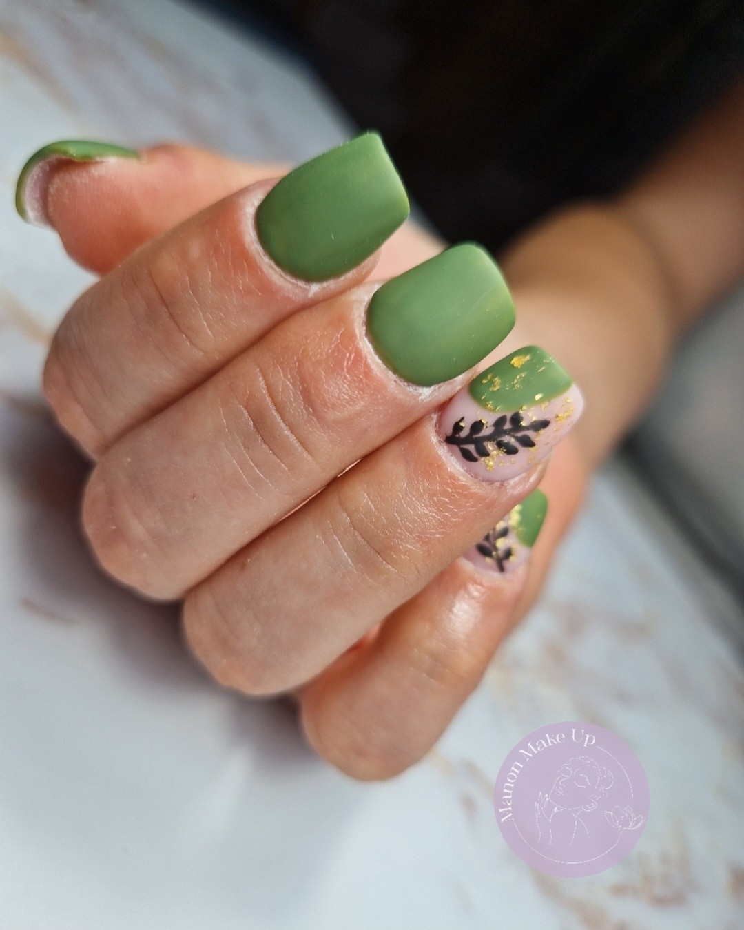 remplissage gel + nail art