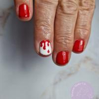 pose vsp + nail art halloween