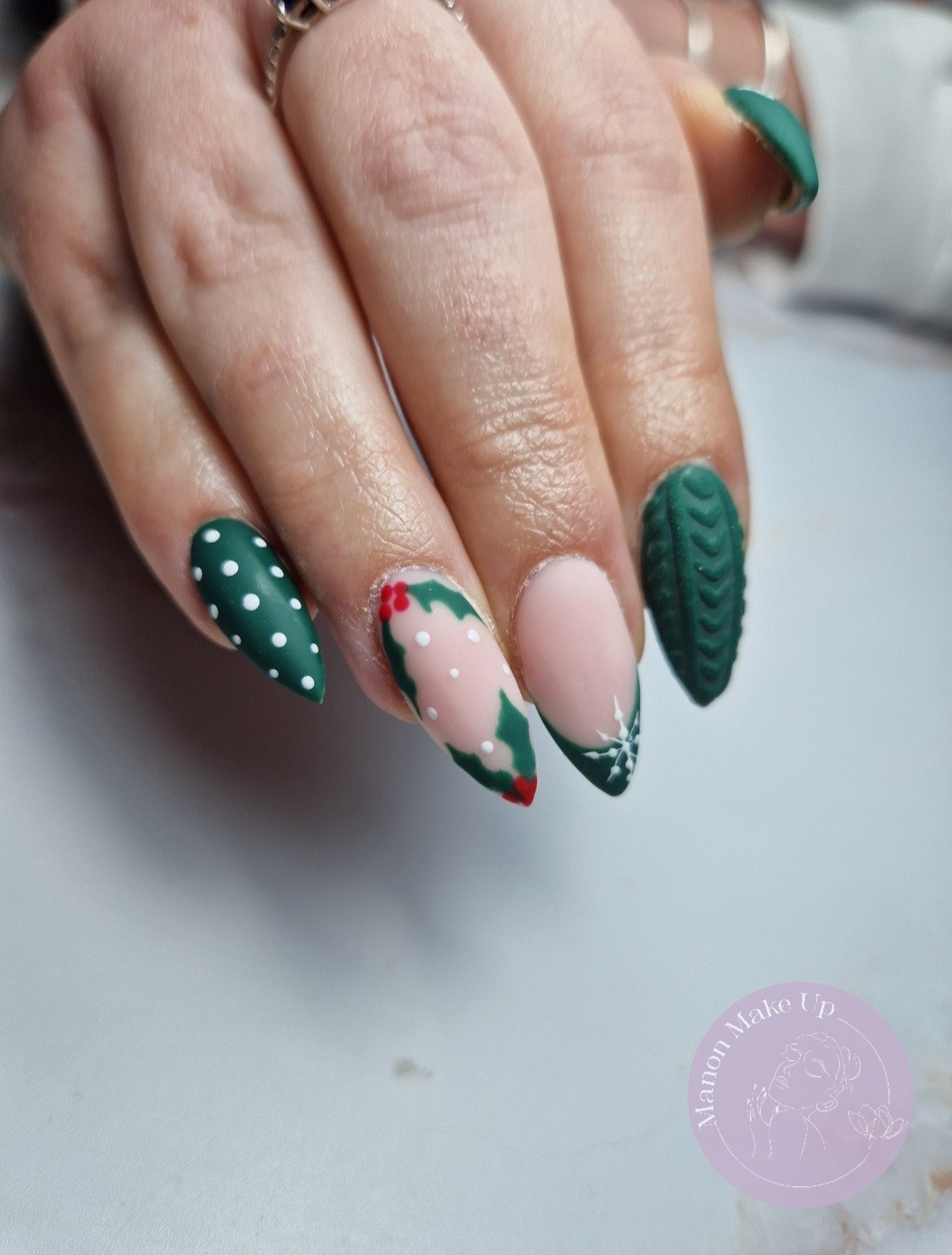 remplissage gel + nail art
