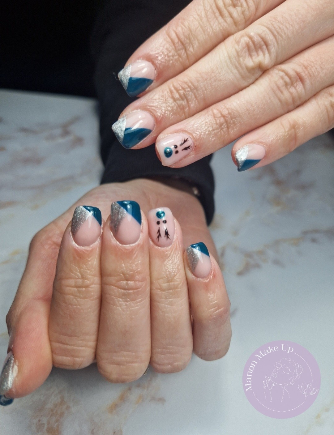 pose complète gel + nail art