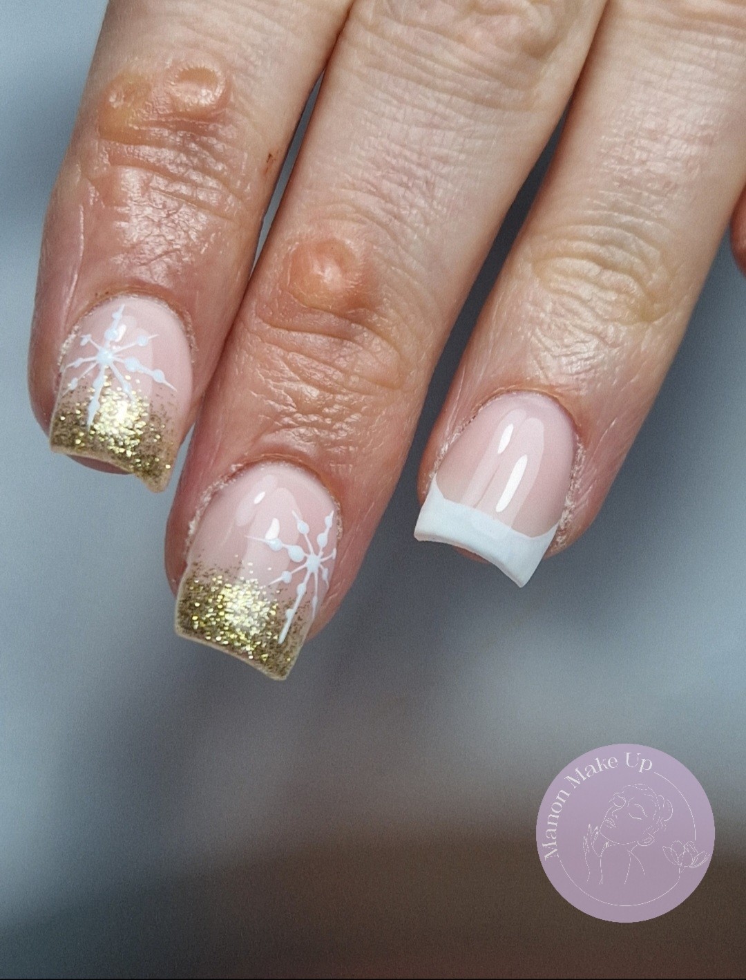 pose complète gel + nail art + french