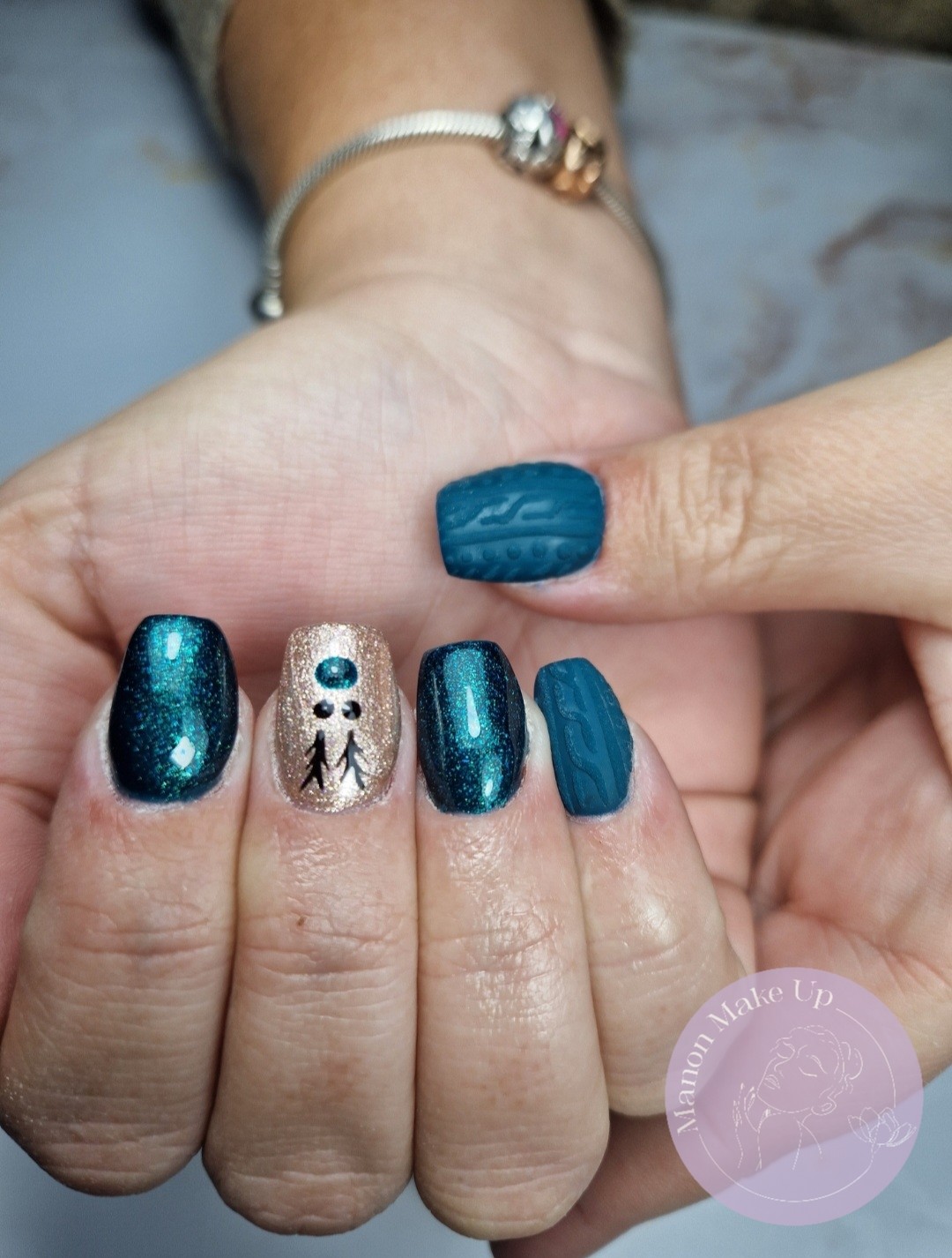 pose en gel + nail art