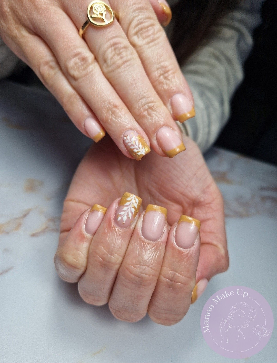 remplissage + french + nail art