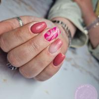 remplissage gel + nail art