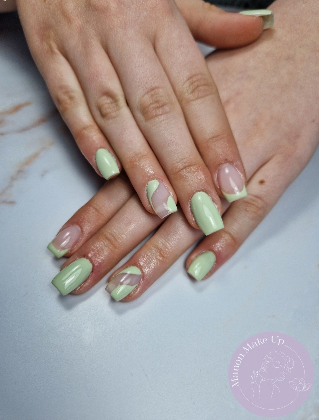 remplissage gel + nail art