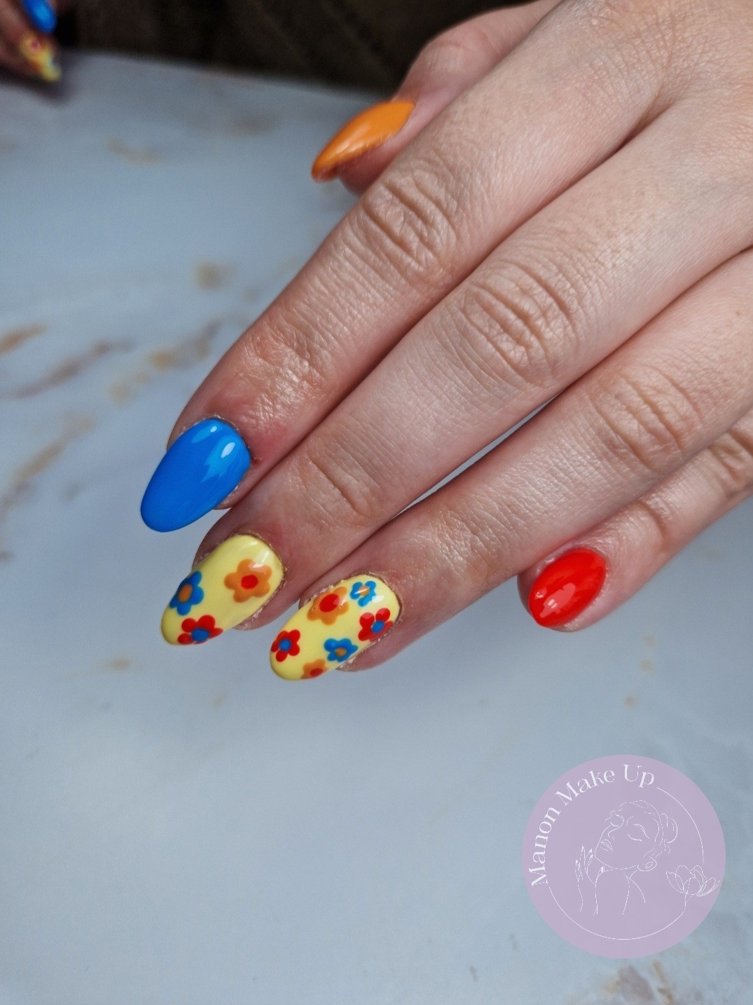 remplissage gel + nail art