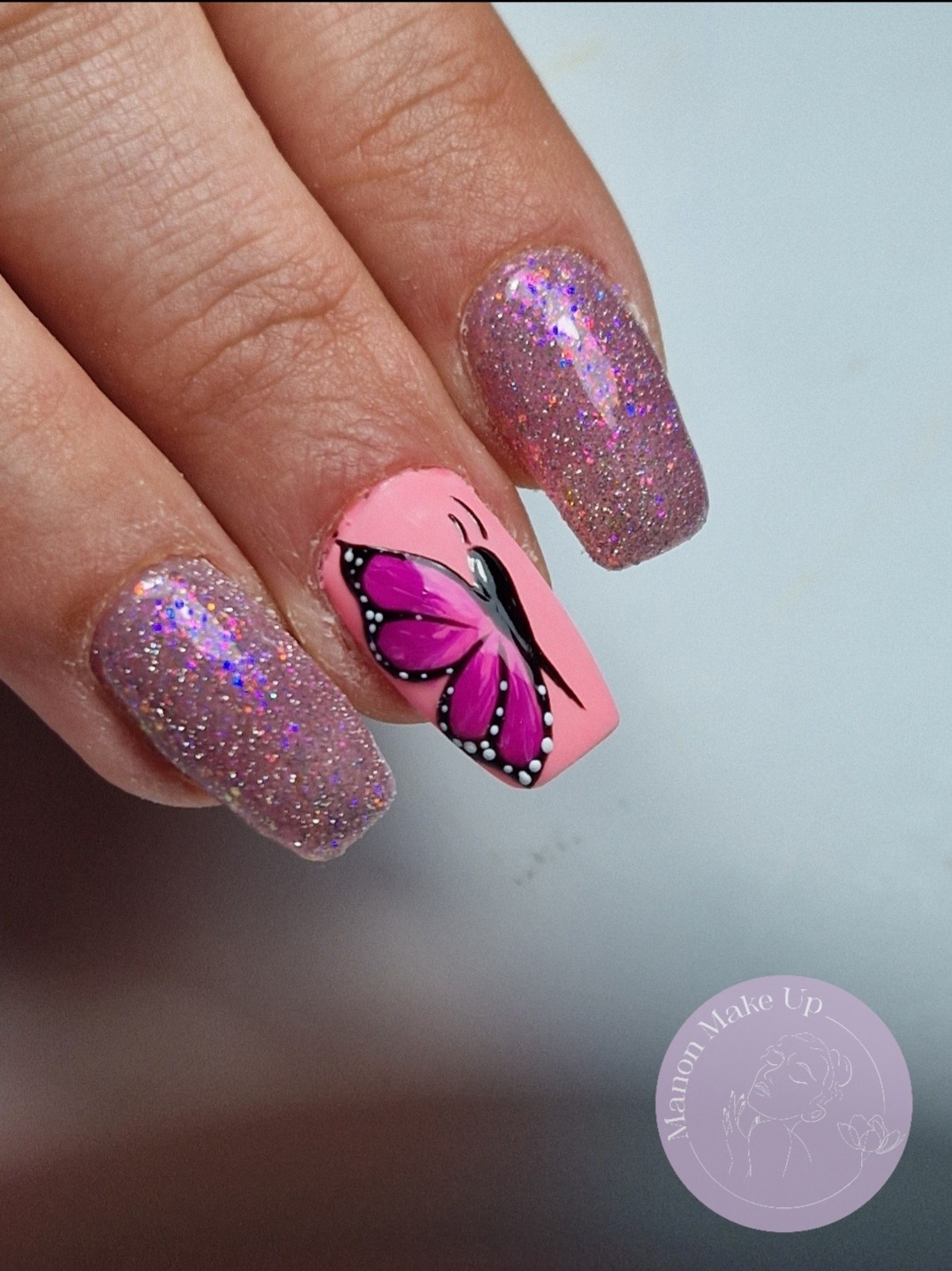 remplissage gel + nail art