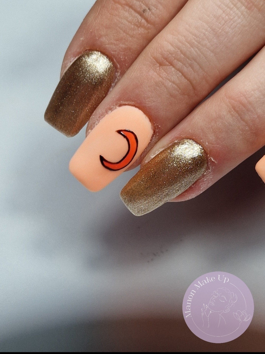 remplissage gel + nail art