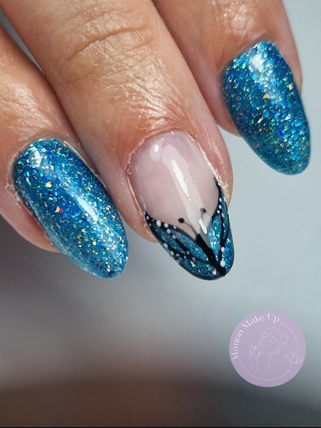 remplissage gel + nail art