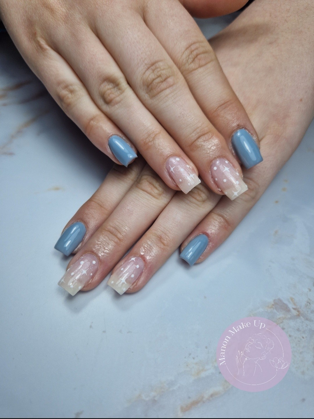 remplissage gel + nail art