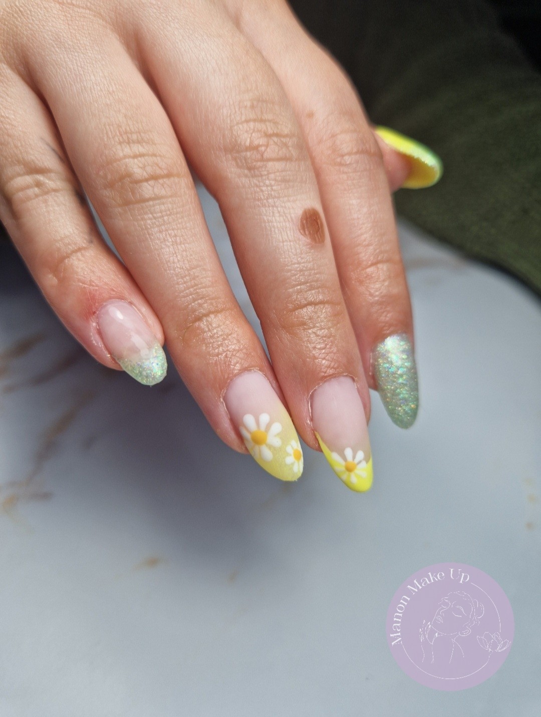 remplissage gel + nail art