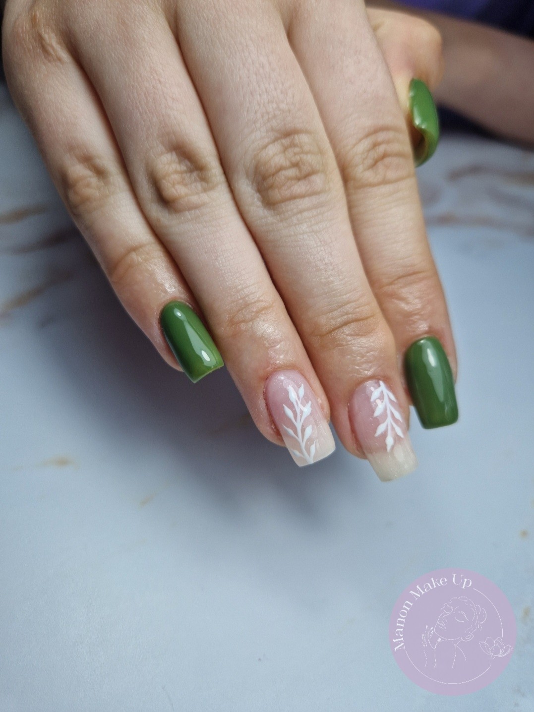 remplissage gel + nail art