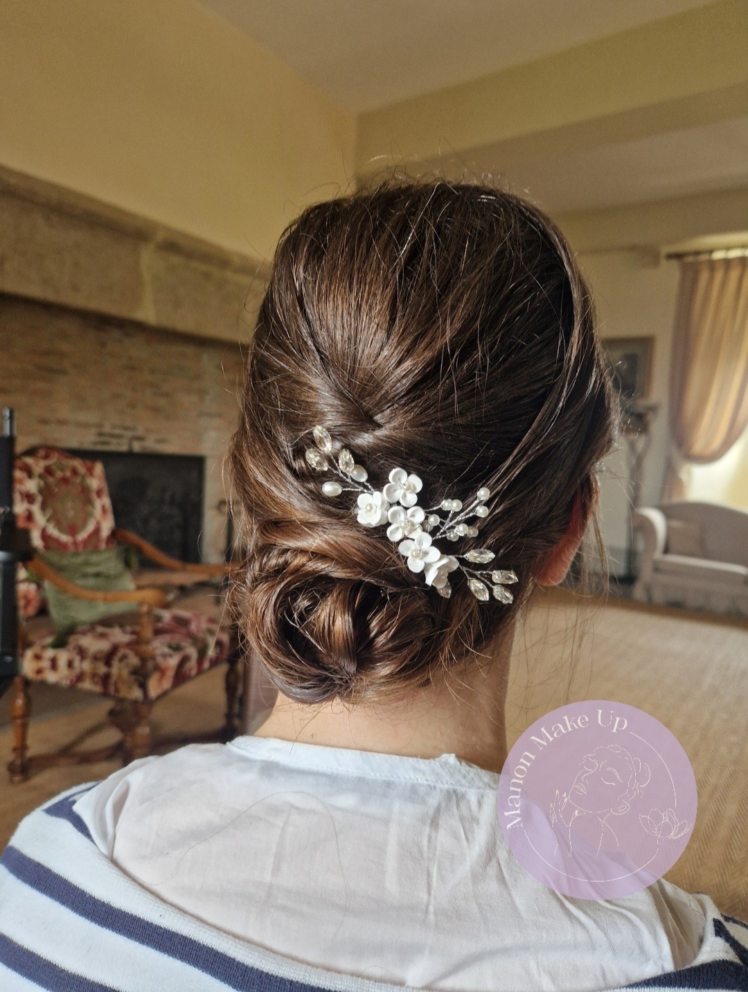 chignon  mariée
