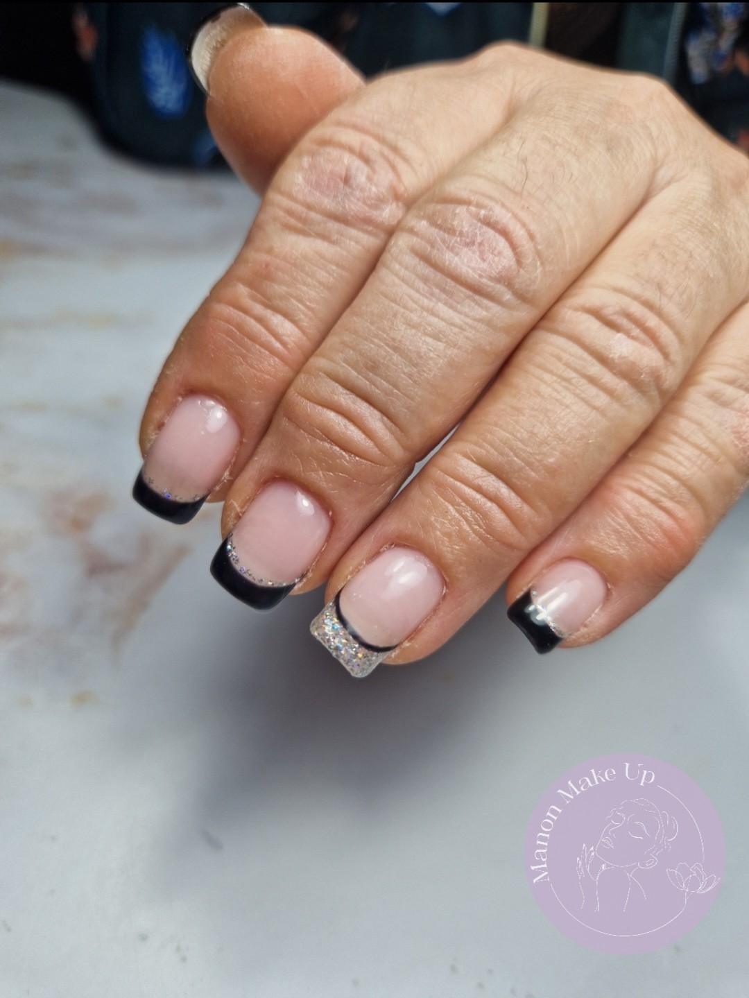 remplissage gel + french