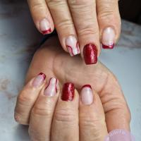 remplissage gel + nail art