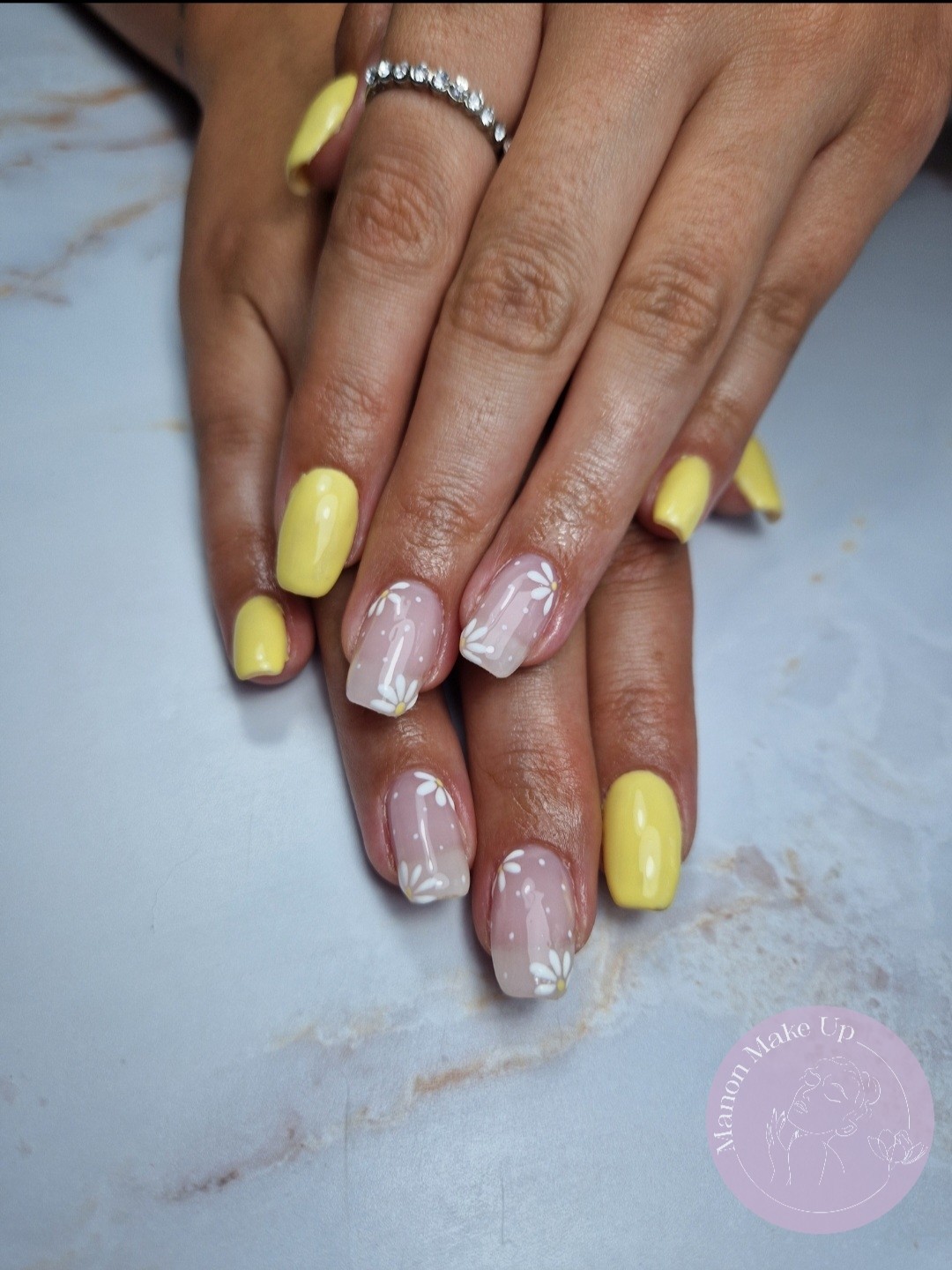 remplissage gel + nail art