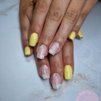remplissage gel + nail art