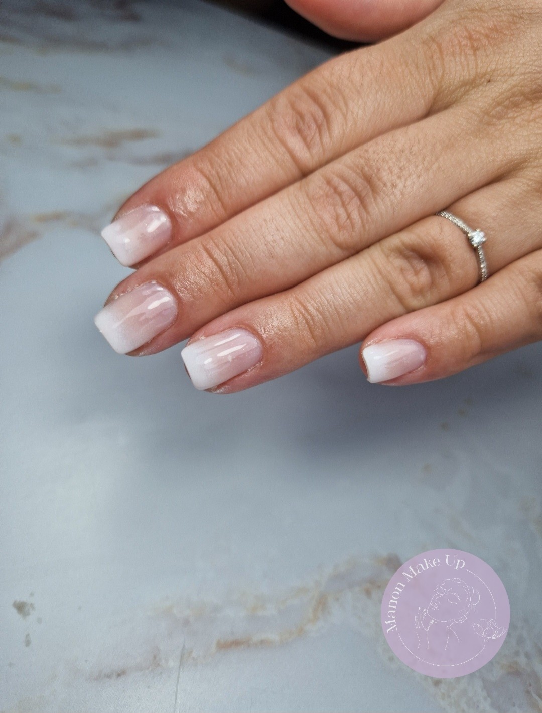 rallongement acrygel + baby boomer