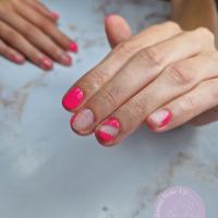 pose semi + nail art