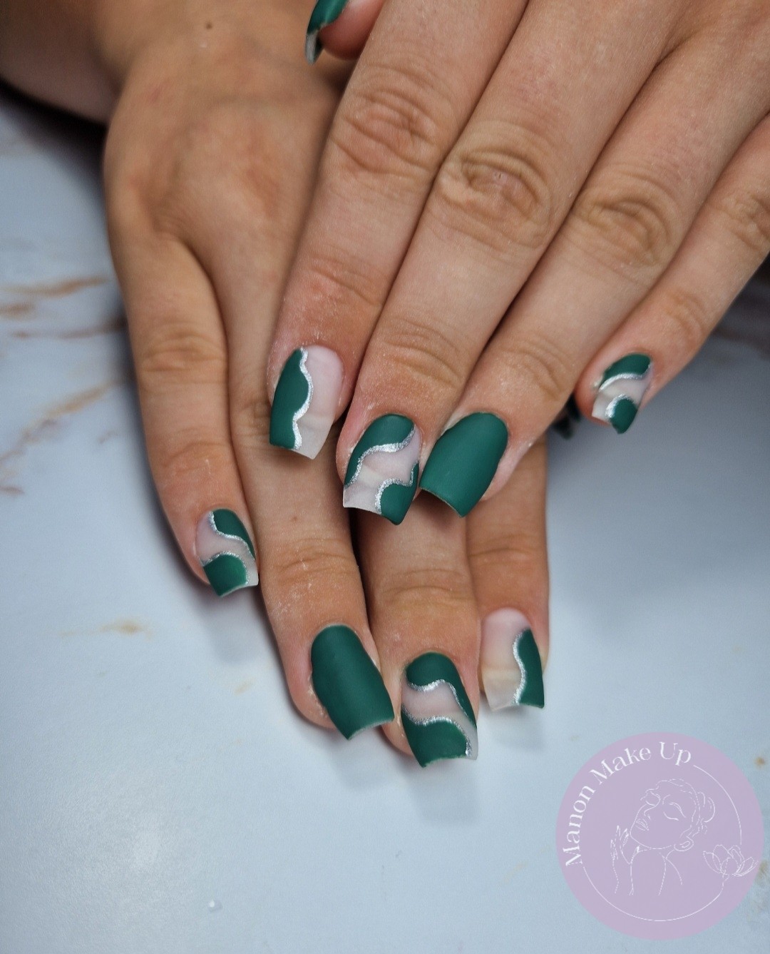 rallongement acrygel + nail art