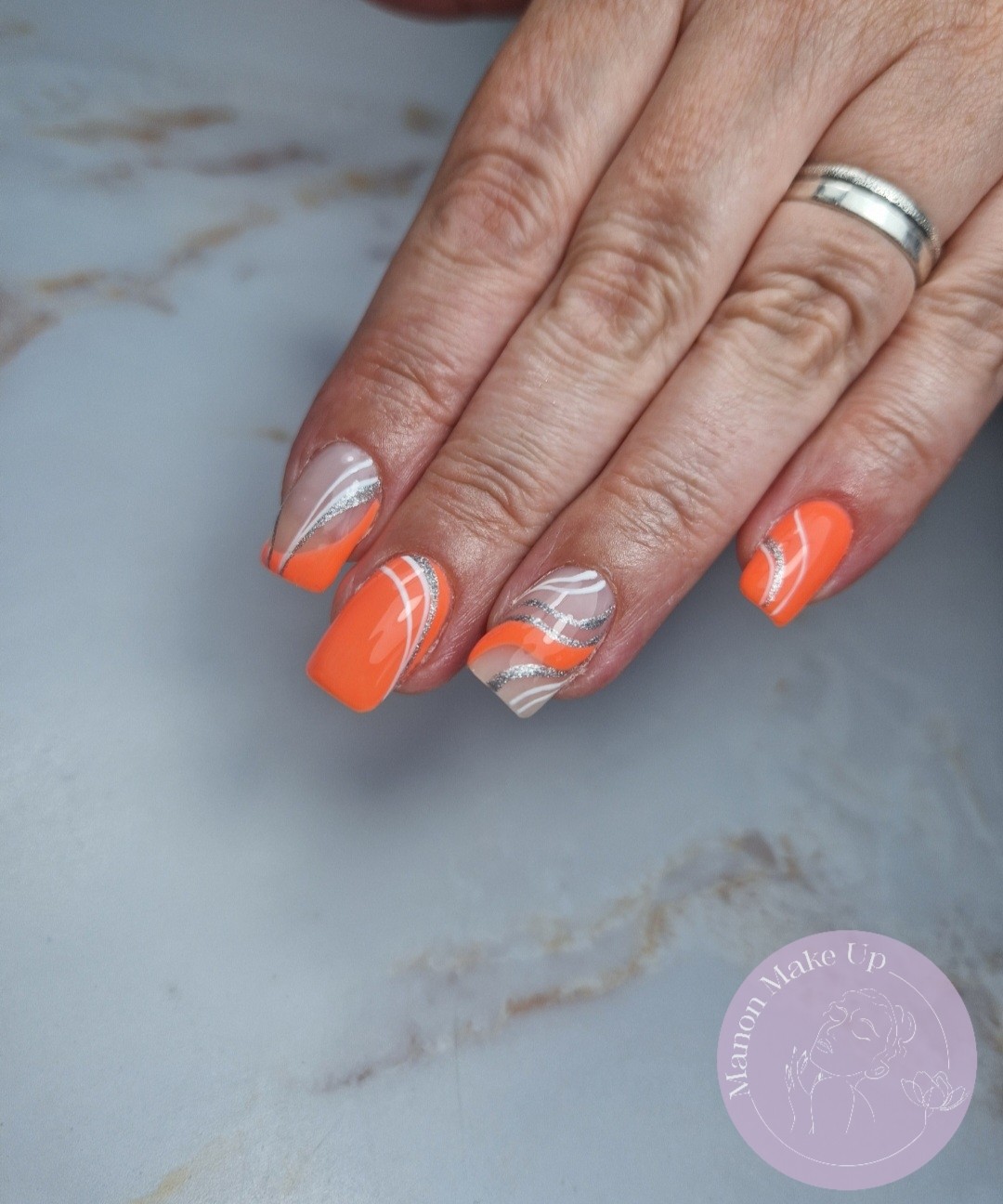 remplissage gel + nail art