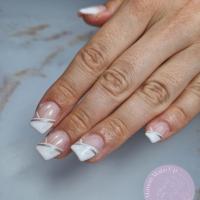 pose gel + nail art mariage