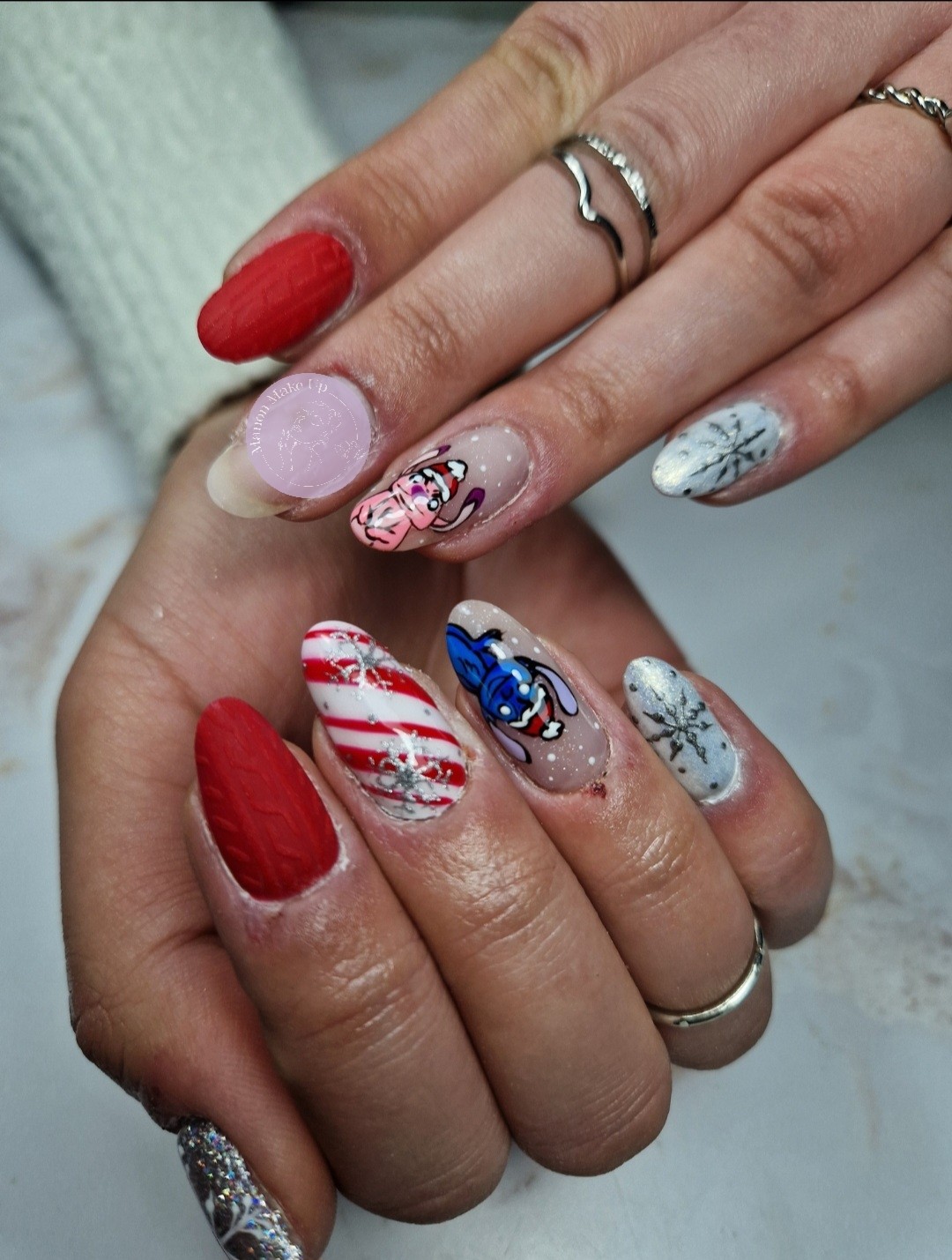 remplissage gel + nail art