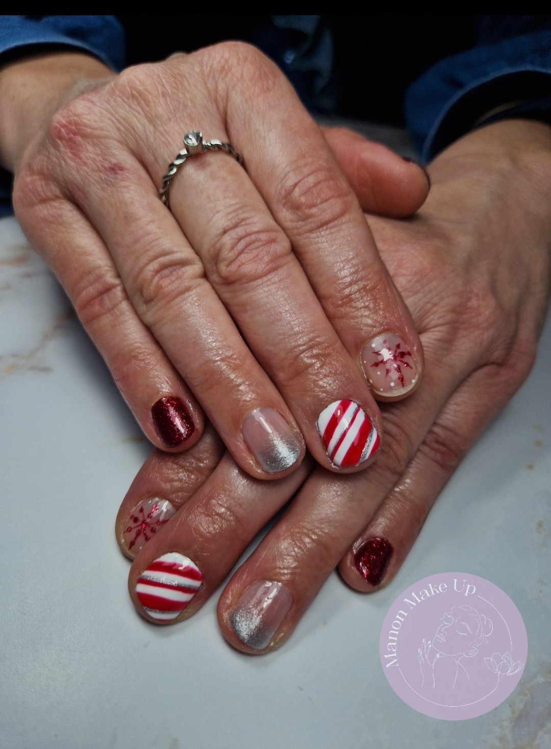 pose semi + nail art