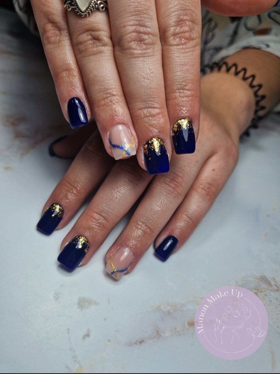 pose gel + nail art