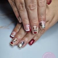 remplissage gel + nail art