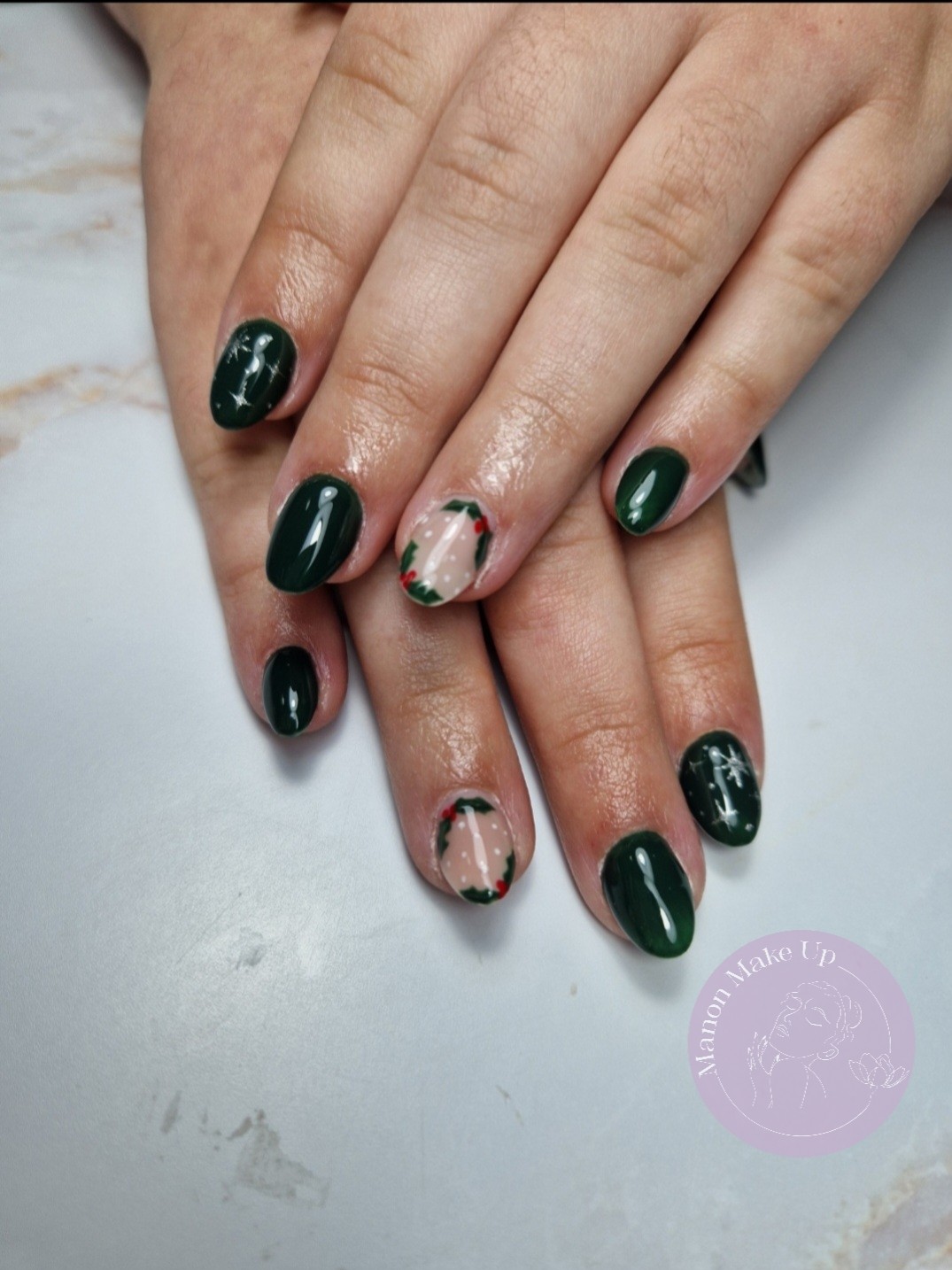 pose gel + nail art