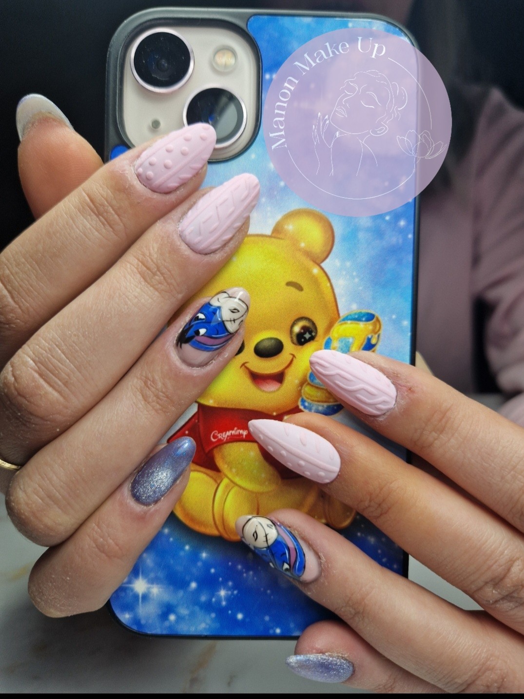 remplissage gel + nail art