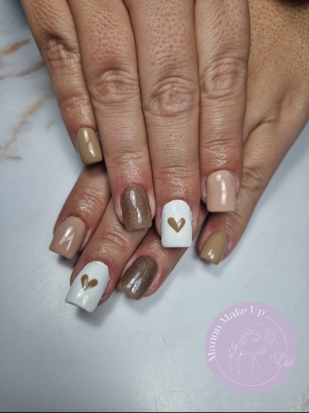 remplissage gel + nail art