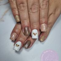 remplissage gel + nail art
