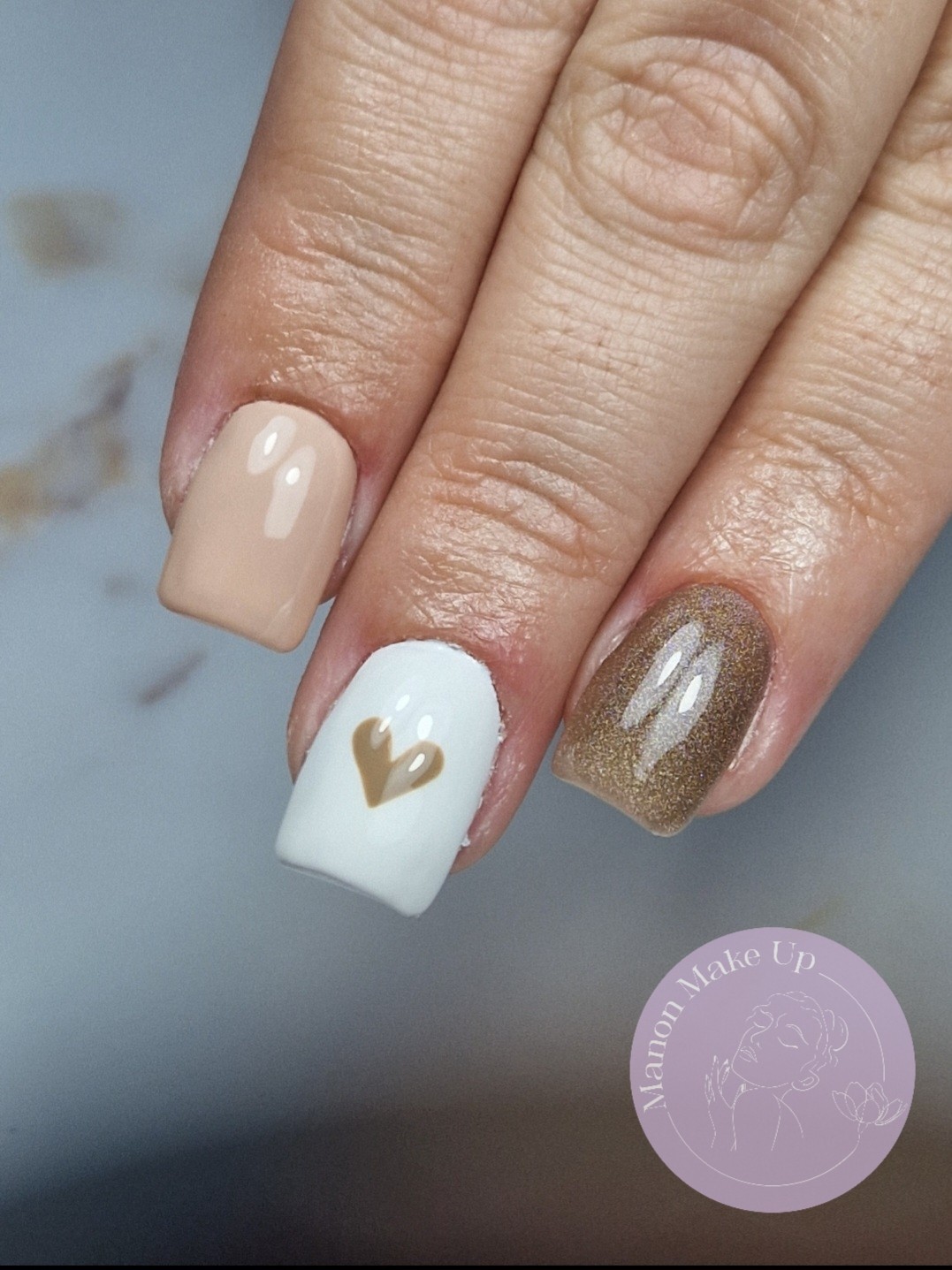 remplissage gel + nail art