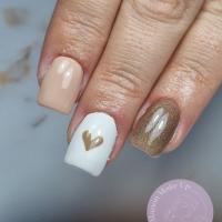 remplissage gel + nail art