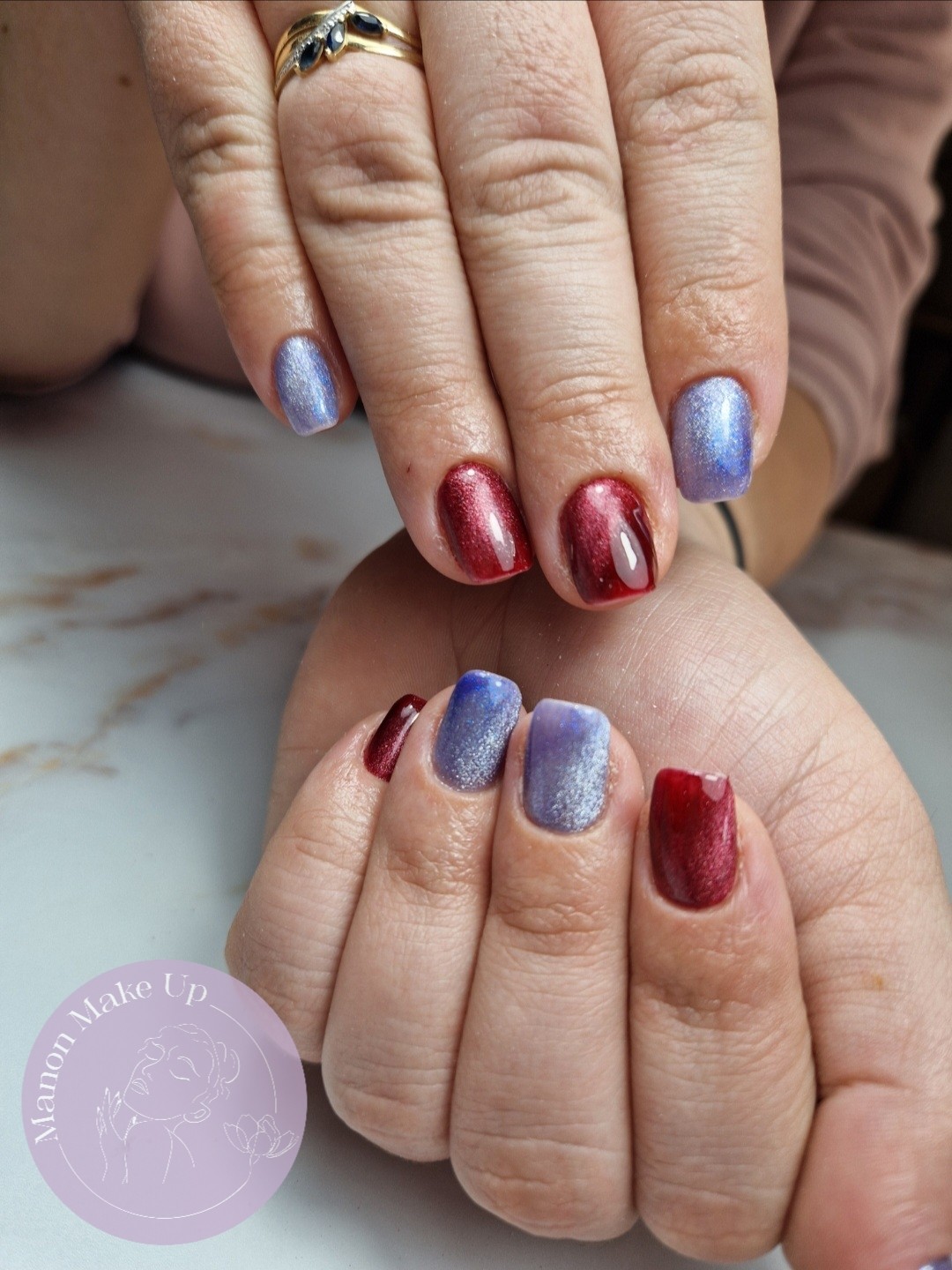 remplissage gel + cat eye's